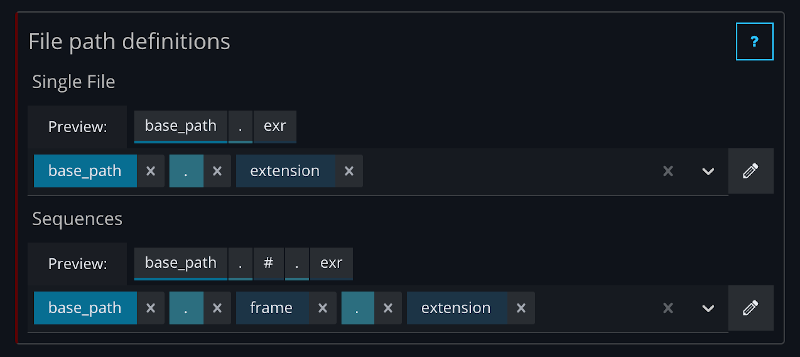 das element vfx asset element library software settings main path